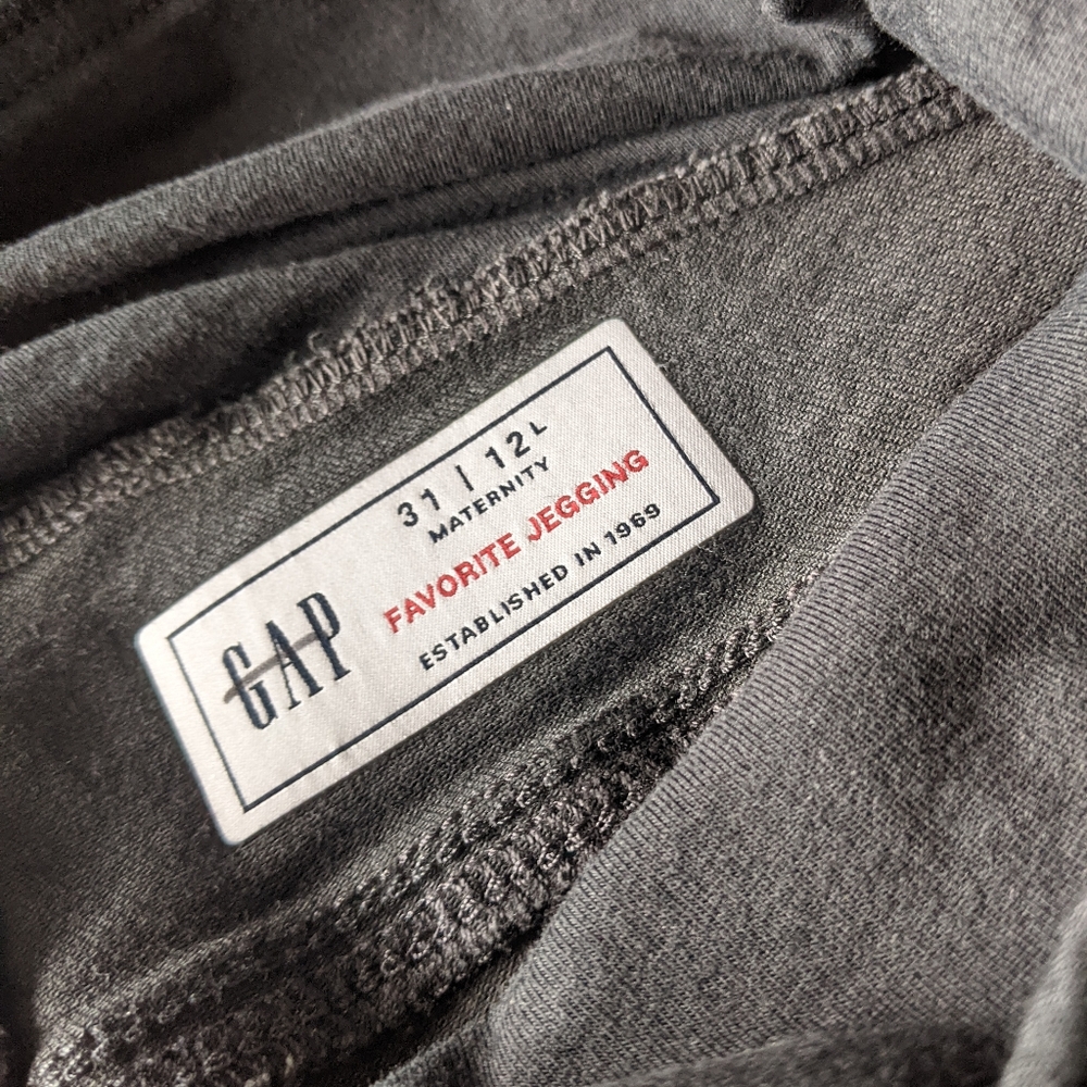 GAP Maternity Black Favorite Jeggings Sz 12L - Picture 5 of 11
